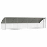 Cuccia per cani 4 pcs Argento 8 x 2 x 2 m Acciaio zincato