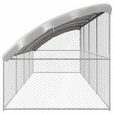 Cuccia per cani 4 pcs Argento 8 x 2 x 2 m Acciaio zincato