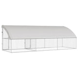 Cuccia per cani 3 pcs Argento 6 x 2 x 2 m Acciaio zincato