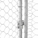 Cuccia per cani 4 pcs Argento 8 x 2 x 2 m Acciaio zincato