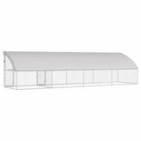 Cuccia per cani 4 pcs Argento 8 x 2 x 2 m Acciaio zincato