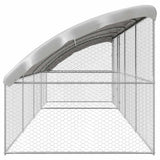 Cuccia per cani 4 pcs Argento 8 x 2 x 2 m Acciaio zincato