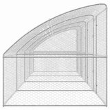 Cuccia per cani 4 pcs Argento 8 x 2 x 2 m Acciaio zincato