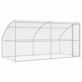 Cuccia per cani 2 pcs Argento 4 x 2 x 2 m Acciaio zincato
