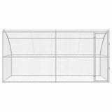Cuccia per cani 2 pcs Argento 4 x 2 x 2 m Acciaio zincato