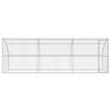 Cuccia per cani 3 pcs Argento 6 x 2 x 2 m Acciaio zincato