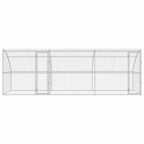 Cuccia per cani 3 pcs Argento 6 x 2 x 2 m Acciaio zincato