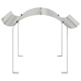 Cappello per Camino Argento 59.5 x 50 x 36.5 cm