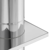Estensione Camino Argento 25 x 25 x 65 cm Acciaio inossidabile