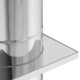 Estensione Camino Argento 35 x 35 x 65 cm Acciaio inossidabile