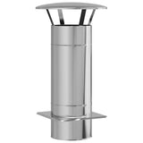 Estensione Camino Argento 35 x 35 x 65 cm Acciaio inossidabile