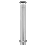 Estensione Camino Argento 25 x 25 x 132 cm Acciaio inossidabile