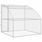 Cuccia per cani Argento 2 x 2 x 2 m Acciaio zincato