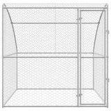 Cuccia per cani Argento 2 x 2 x 2 m Acciaio zincato
