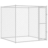 Gabbia per cani Argento 200 x 200 x 200 cm Acciaio zincato