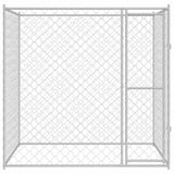 Gabbia per cani Argento 200 x 200 x 200 cm Acciaio zincato