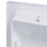 Pannelli di Accesso 2 pcs Bianco 15 x 23 cm Plastica ABS