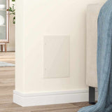 Pannelli di Accesso 2 pcs Bianco 15 x 23 cm Plastica ABS