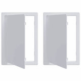 Pannelli di Accesso 2 pcs Bianco 15 x 23 cm Plastica ABS