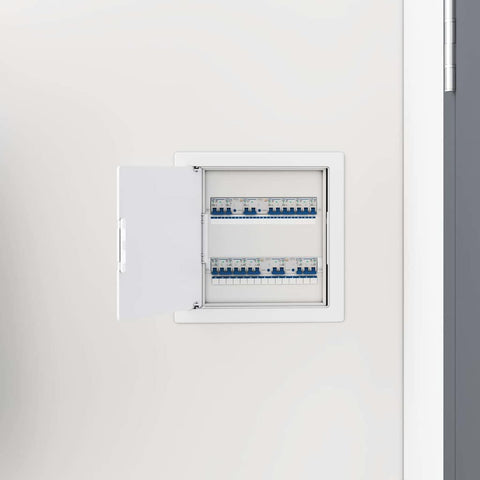 Pannelli di Accesso 2 pcs Bianco 20 x 20 x 2 cm Plastica ABS