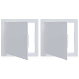 Pannelli di Accesso 2 pcs Bianco 20 x 20 x 2 cm Plastica ABS