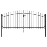 Cancello Doppio Woerden Grigio 299,5 x 149,5 cm Acciaio