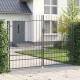 Cancello Doppio Woerden Grigio 299,5 x 249,5 cm Acciaio
