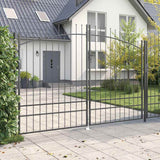 Cancello Doppio Woerden Grigio 299,5 x 249,5 cm Acciaio