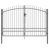 Cancello Doppio Woerden Grigio 299,5 x 249,5 cm Acciaio