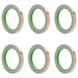 Nastro di rame doppio lato 6 pcs Rame 2000 x 1 cm Rame