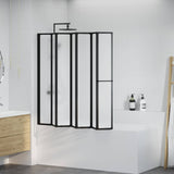 Parete doccia Nero 168 x 140 cm Alluminio