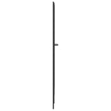 Parete doccia Nero 168 x 140 cm Alluminio