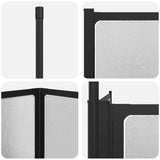 Parete doccia Bianco 120 x 70 x 137 cm Alluminio