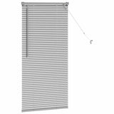 Tenda per Finestra con tende Argento Alluminio