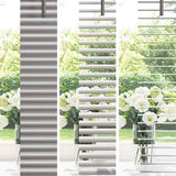 Tenda per Finestra con tende Argento Alluminio