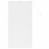 Tenda per Finestra con tende Bianco Alluminio