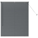 Tenda per Finestra con tende Grigio scuro Alluminio