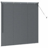 Tendaggi a veneziana Grigio scuro 130 x 125 cm Alluminio
