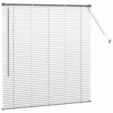 Tendaggi a veneziana Grigio scuro 130 x 125 cm Alluminio