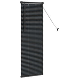 Tenda per Finestra con tende Nero Alluminio