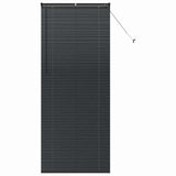 Tenda per Finestra con tende Nero Alluminio