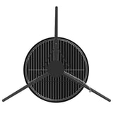 Treppiede da Campeggio 3 pcs Nero Acciaio