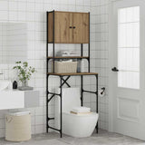 Mobile per lavatrice rovere artigianale 68 x 48.5 x 194 cm