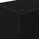 Credenza da cucina con cassetto Rovere Nero 32 x 50 x 180 cm