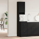 Credenza da cucina con cassetto Rovere Nero 32 x 50 x 180 cm