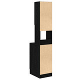 Credenza da cucina con cassetto Rovere Nero 32 x 50 x 180 cm