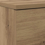 Scarpiera con cassetto rovere artigianale 100.5 x 28 x 100 cm