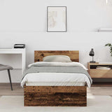Struttura del letto Legno vecchio 90 x 200 cm Legno truciolato