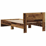 Struttura del letto Legno vecchio 90 x 200 cm Legno truciolato
