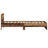 Struttura del letto Legno vecchio 90 x 200 cm Legno truciolato